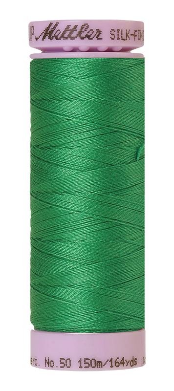 Mettler Silk-Finish Mercerized Cotton Thread, Color 0247, Swiss Ivy