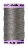Mettler Silk-Finish Mercerized Cotton Thread, Color 0322, Rain Cloud