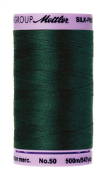 Mettler Silk-Finish Mercerized Cotton Thread, Color 0757, Swamp
