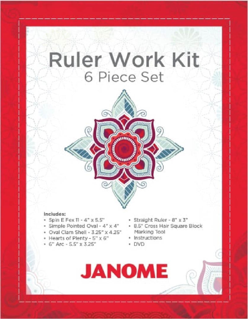 Janome Ruler Quilting Kit HD9-RULER - FREE Shipping over $49.99 - Pocono  Sew & Vac