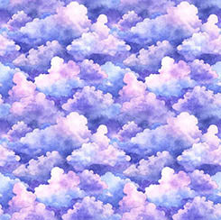 Lil' Wizards - Clouds - Purple