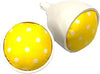 Janome Pin Cushion (yellow with white polka dots)