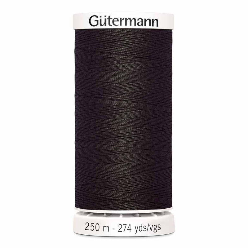 GÜTERMANN Sew-All Thread, Color 596, Dark Brown