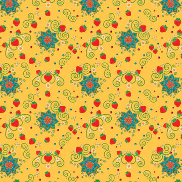 Truth Collection -Sacred Strawberries Yellow