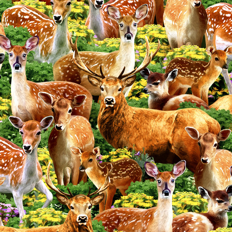 Wilderness Stacked Deers