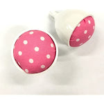 Janome Pin Cushion (pink with white polka dots)