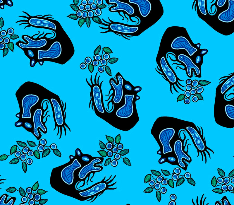 Blueberry and Bear - Blue