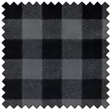 Lumberjack Flannel - GREY/BLACK - 60" Wide