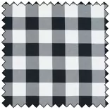 Lumberjack Flannel - WHITE/BLACK - 60" Wide