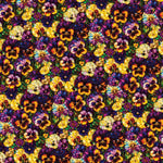 Gigi in the Garden - Pansies