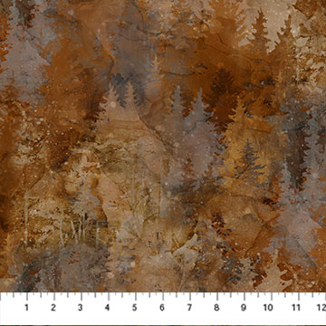 Highland View - Trees - Dk Rust
