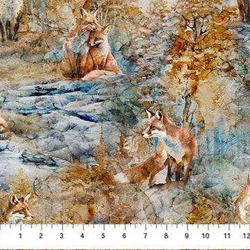 Fox Den - Fox Blue Multi