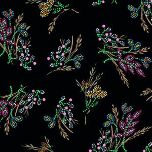 Free Spirit  - All Over Floral - Black