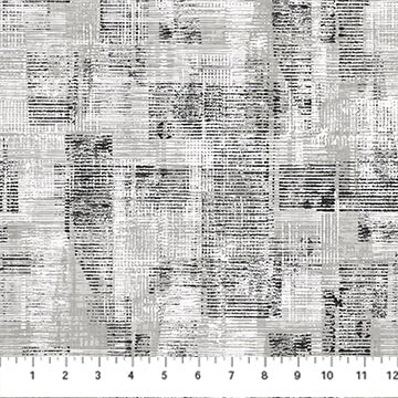 Urban Oasis Flannel - Tonal Squartes
