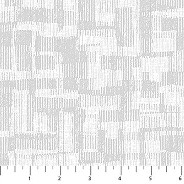 Urban Oasis Flannel - White Abstract