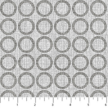 Urban Oasis Flannel - Grey Circles