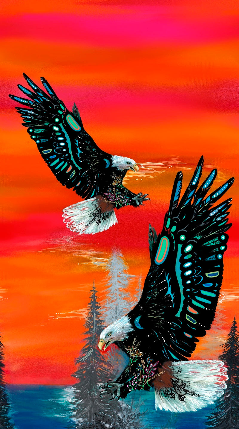 Free Spirit - Eagle - Orange