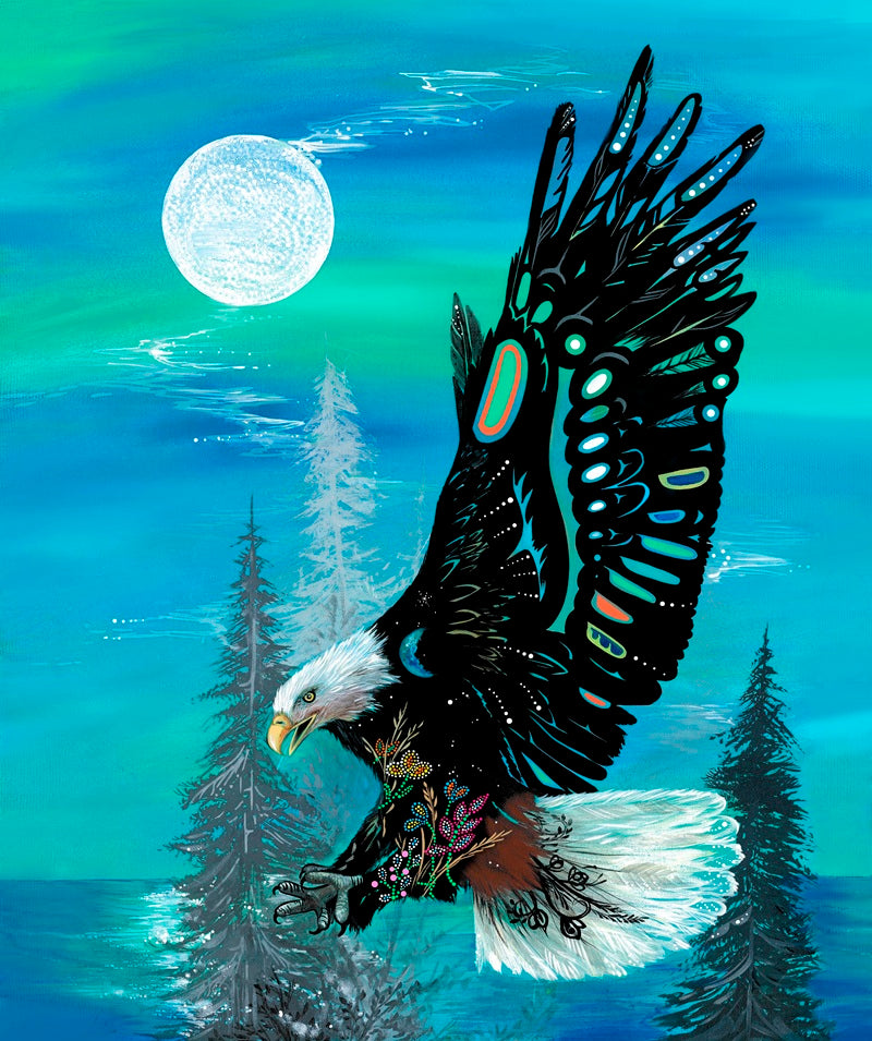 Free Spirit - Eagle Panel - Blue