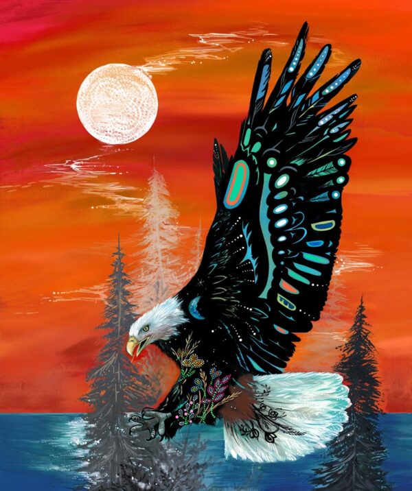 Free Spirit - Eagle Panel - Orange