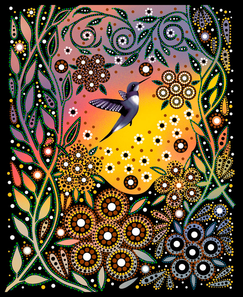 Hummingbirds - Panel