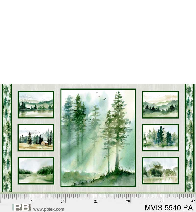 Misty Vistas -Panel