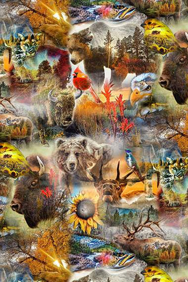 Nature Woven Digital All Over Print