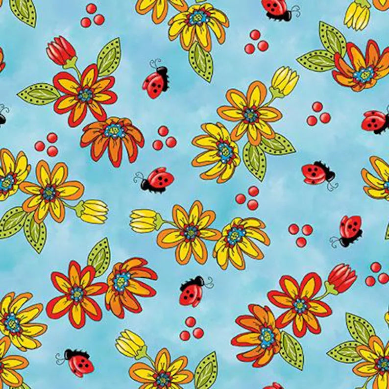 Whimsical Tossed Floral