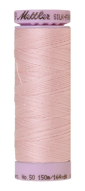 Mettler Silk-Finish Mercerized Cotton Thread, Color 0085, Parfait Pink