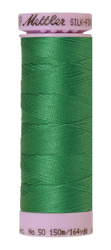 Mettler Silk-Finish Mercerized Cotton Thread, Color 0224, Kelley