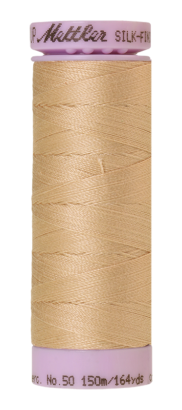 Mettler Silk-Finish Mercerized Cotton Thread, Color 0260, Oat Straw