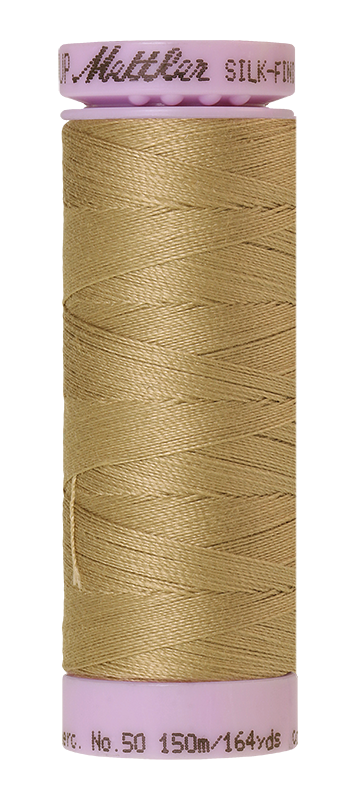 Mettler Silk-Finish Mercerized Cotton Thread, Color 0267, Dark Rattan