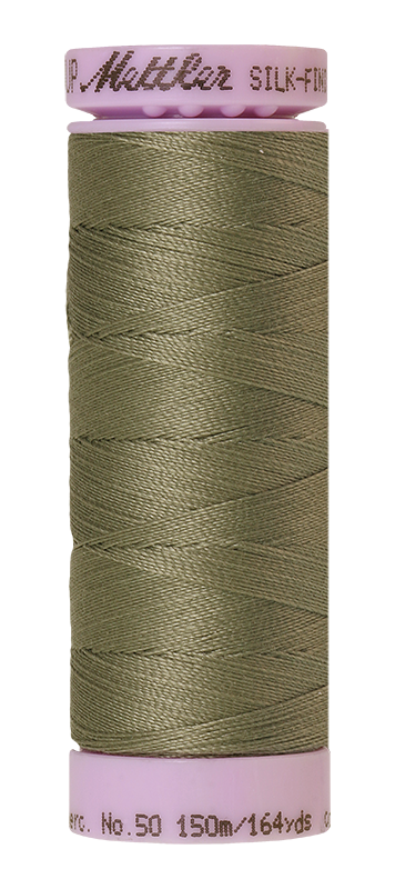 Mettler Silk-Finish Mercerized Cotton Thread, Color 0381, Sage