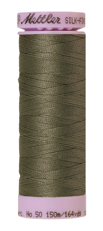 Mettler Silk-Finish Mercerized Cotton Thread, Color 0404, Olivine