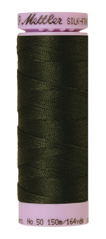 Mettler Silk-Finish Mercerized Cotton Thread, Color 0554, Holly