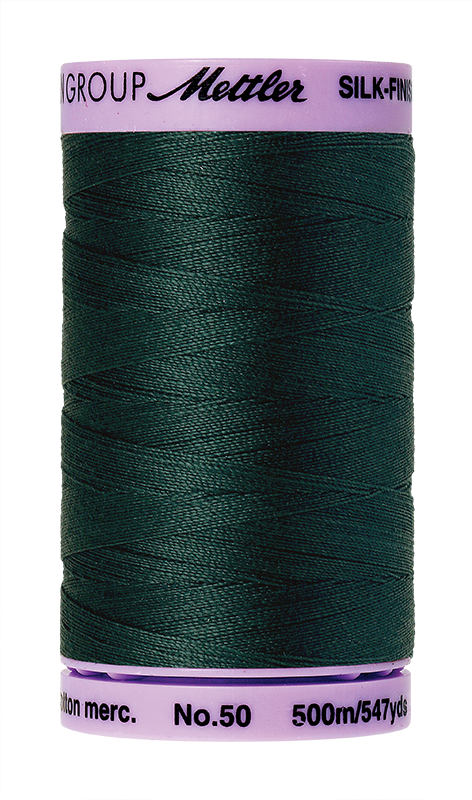 Mettler Silk-Finish Mercerized Cotton Thread, Color 0655, Bayberry