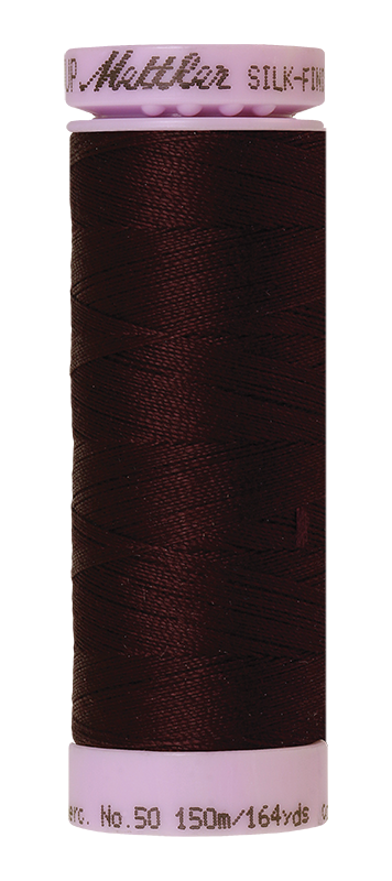 Mettler Silk-Finish Mercerized Cotton Thread, Color 0793, Mahogany