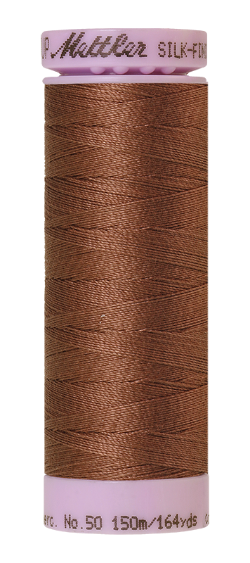 Mettler Silk-Finish Mercerized Cotton Thread, Color 0832, Clove