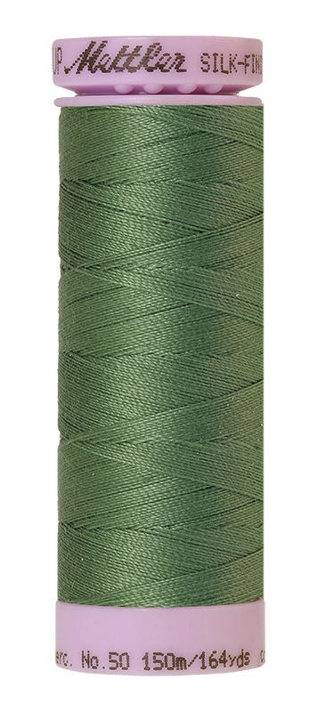 Mettler Silk-Finish Mercerized Cotton Thread, Color 0844, Asparagus