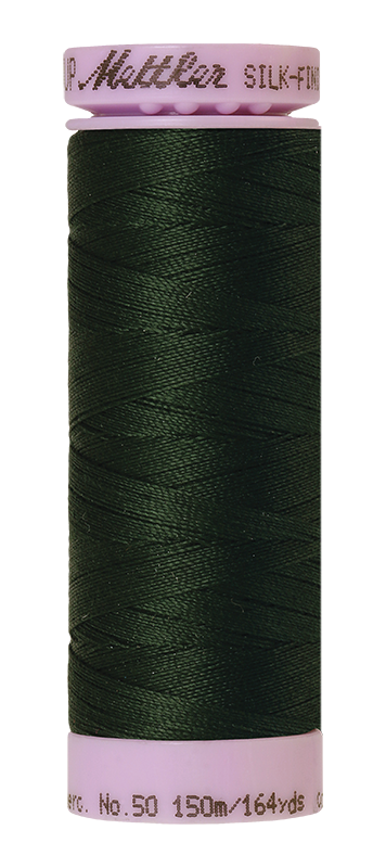 Mettler Silk-Finish Mercerized Cotton Thread, Color 0846, Enchanting Forest