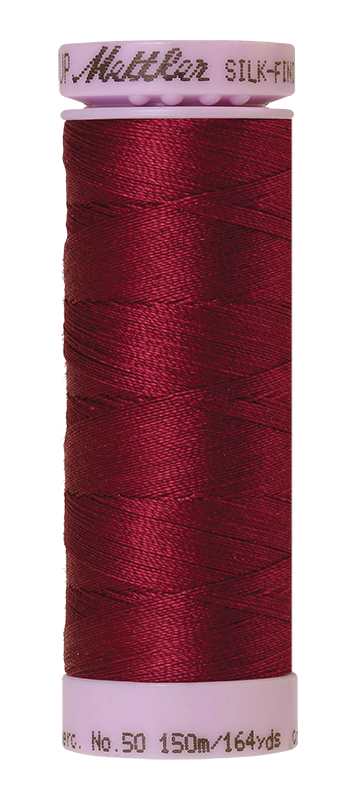 Mettler Silk-Finish Mercerized Cotton Thread, Color 0869, Pomegranate