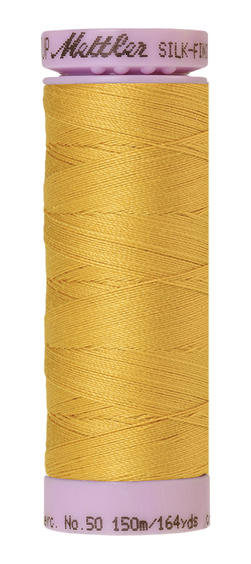 Mettler Silk-Finish Mercerized Cotton Thread, Color 0892, Star Gold