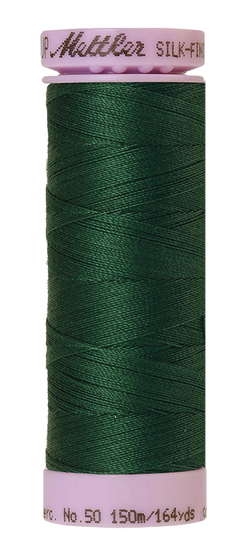 Mettler Silk-Finish Mercerized Cotton Thread, Color 0905, Verdant Green