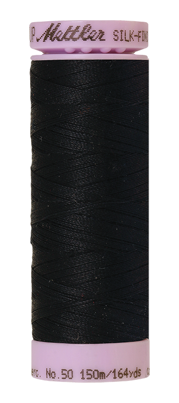 Mettler Silk-Finish Mercerized Cotton Thread, Color 0954, Space