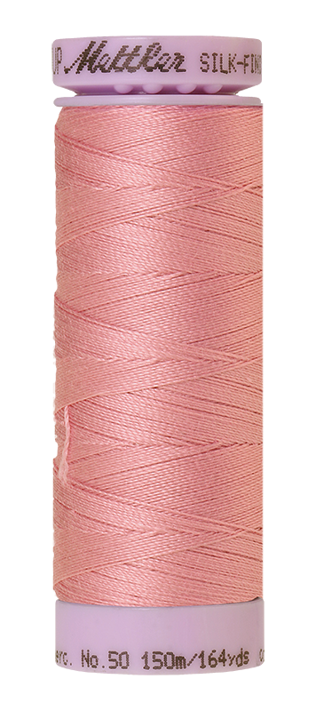 Mettler Silk-Finish Mercerized Cotton Thread, Color 1057, Rose Quartz