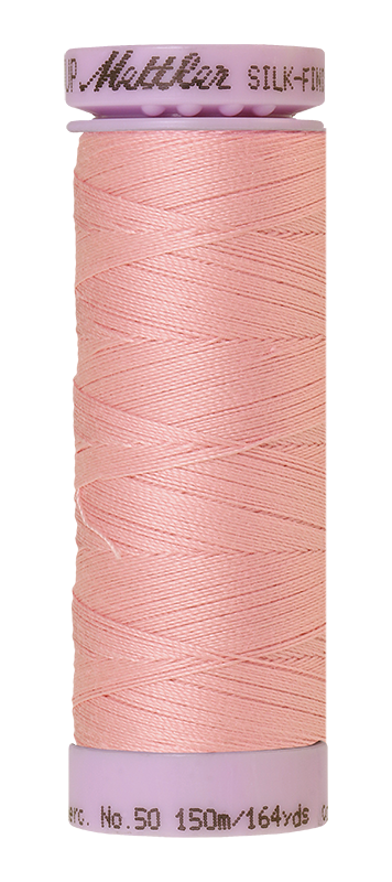 Mettler Silk-Finish Mercerized Cotton Thread, Color 1063, Tea Rose