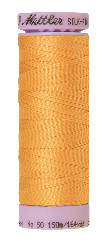 Mettler Silk-Finish Mercerized Cotton Thread, Color 1171, Warm Apricot