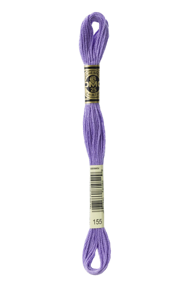 DMC 0155 Cotton 6 Strand Floss ( Med Dark Blue Violet)