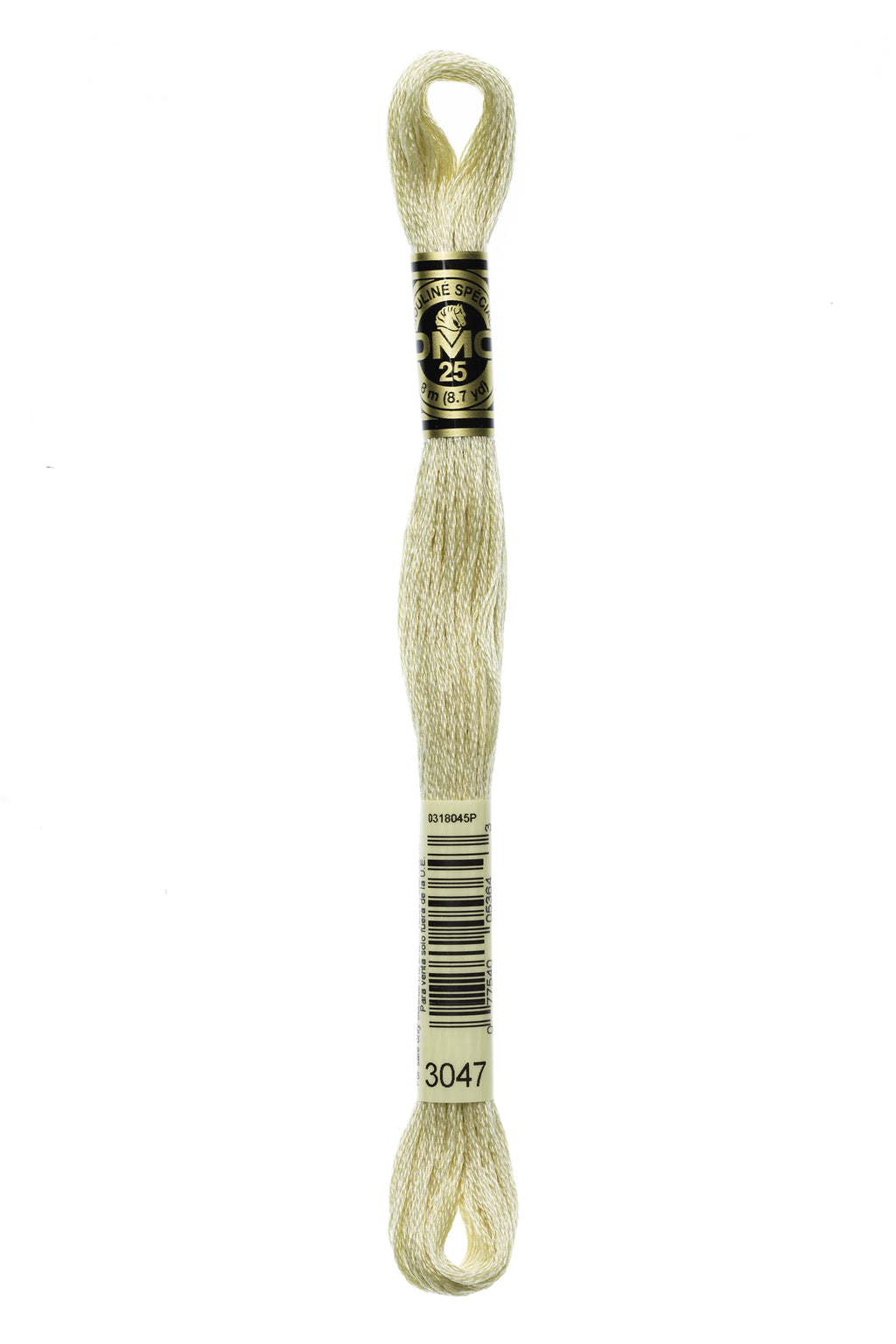DMC 3047 Cotton 6 Strand Floss Light Yellow Beige