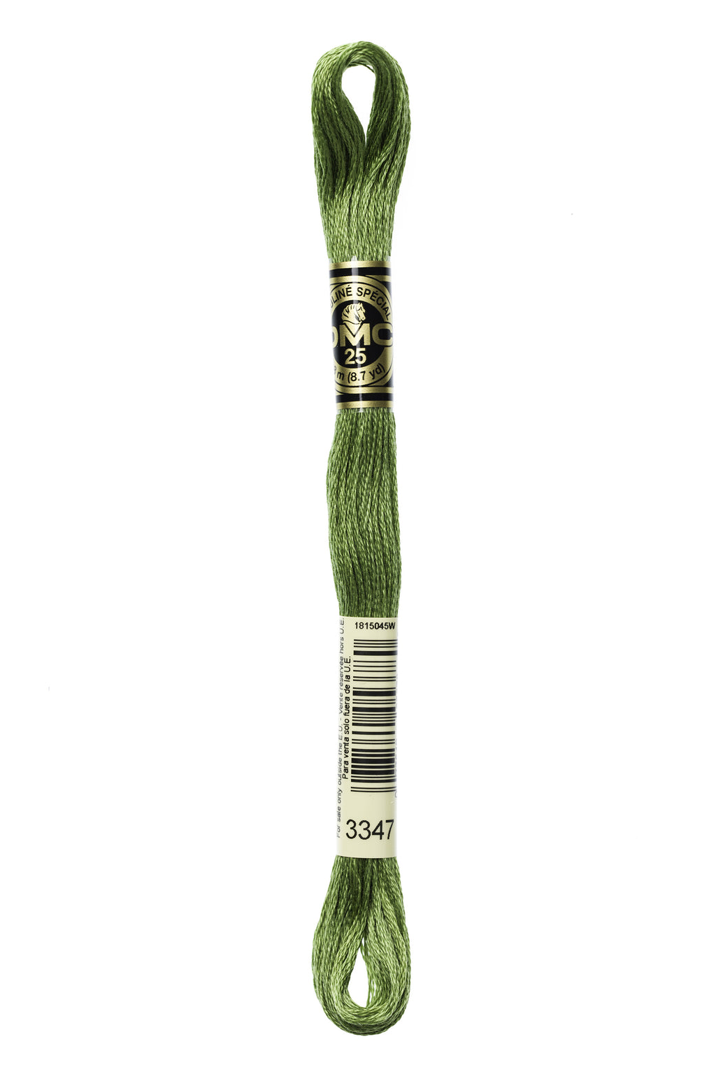 DMC 3347 Cotton 6 Strand Floss Medium Yellow Green