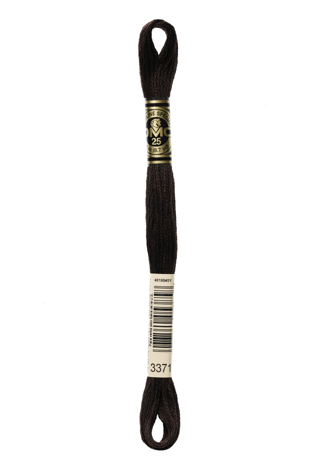 DMC 3371 Cotton 6 Strand Floss Black Brown